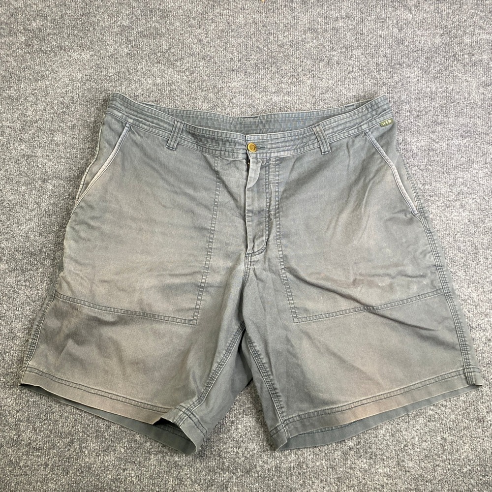 Howler Brothers Clarksville Walk Shorts Mens 40 Grey Corduroy Hike Sun Faded